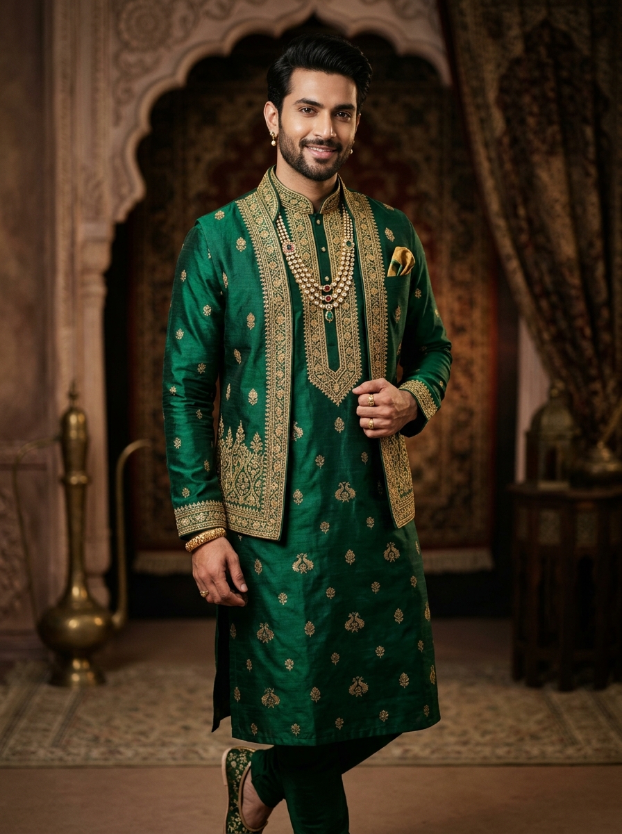 Paithani & Silk Kurtas